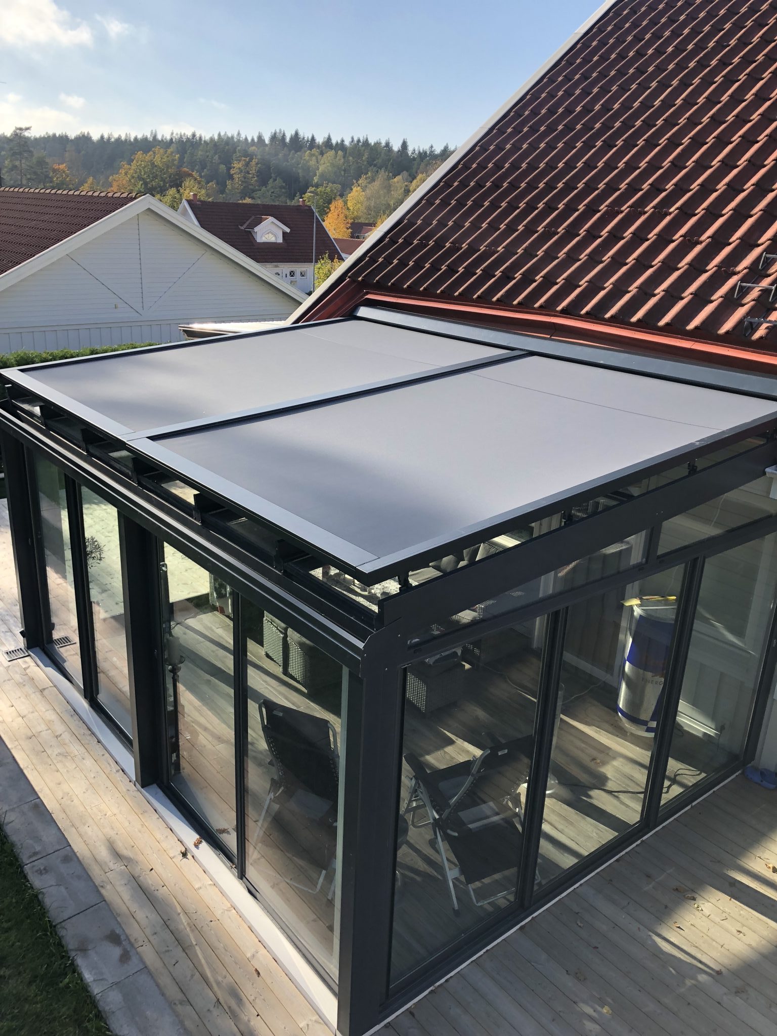 Utvändigt Alkstrand Markis och persienn AB